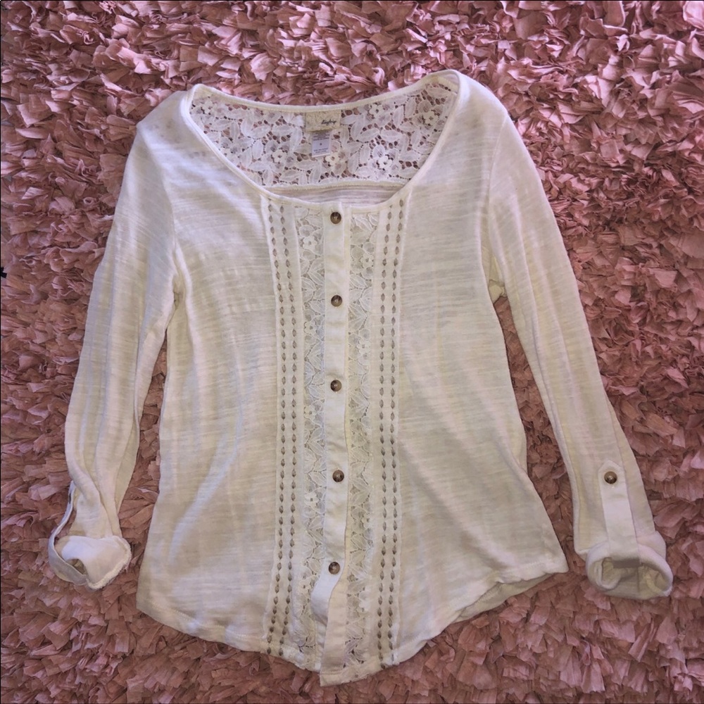 Daytrip cardigan with lace detail
